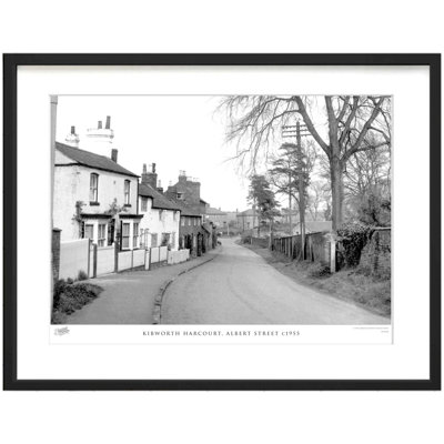 Kibworth Harcourt, Albert Street C1955 1 Piece Single Picture Frame Wall Art