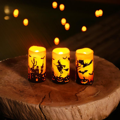 Scented Unscented Flameless Pillar Candle