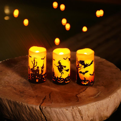 Unscented Flameless Pillar Candle