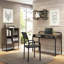 Chaise de bureau avec structure en métal, noire