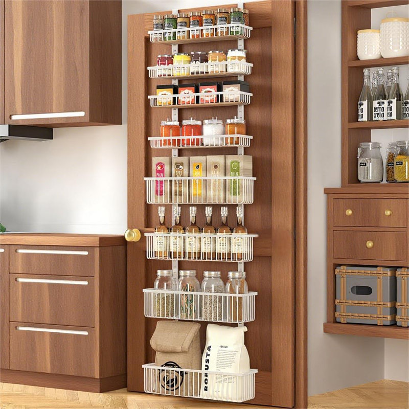 Organisateur de garde-manger blanc, rangement et rangement pour garde-manger