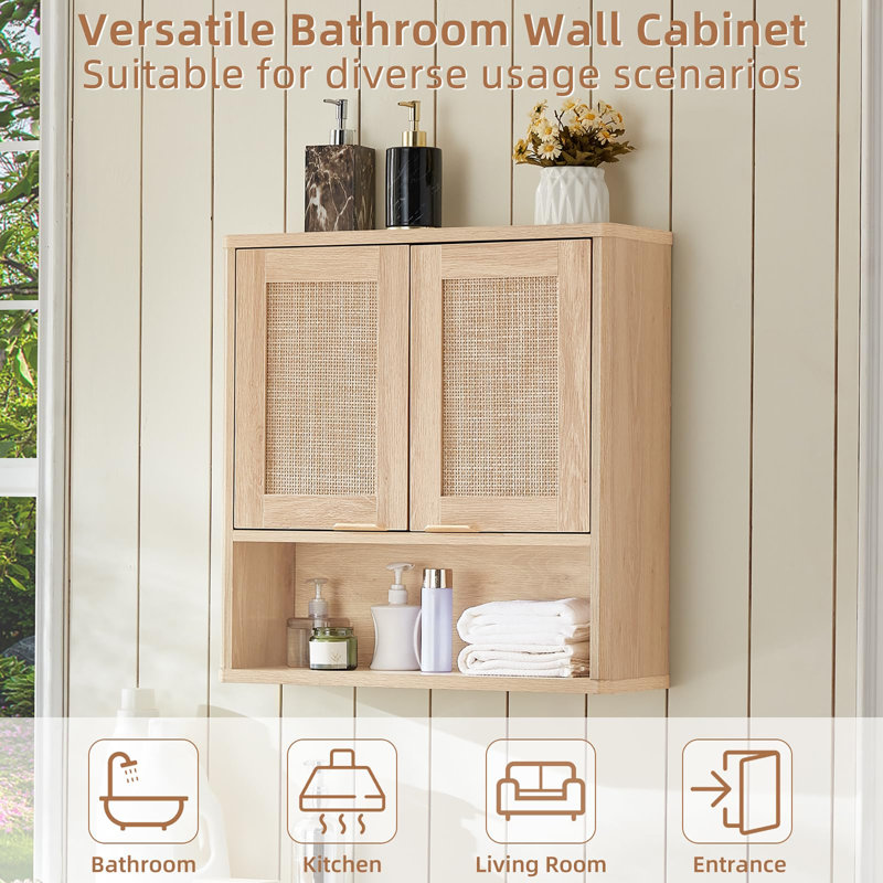 Armoire murale Boho, Naturel