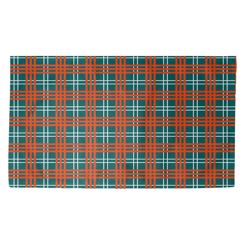 Plaid Indoor Rug, Rectangle 3' x 5'