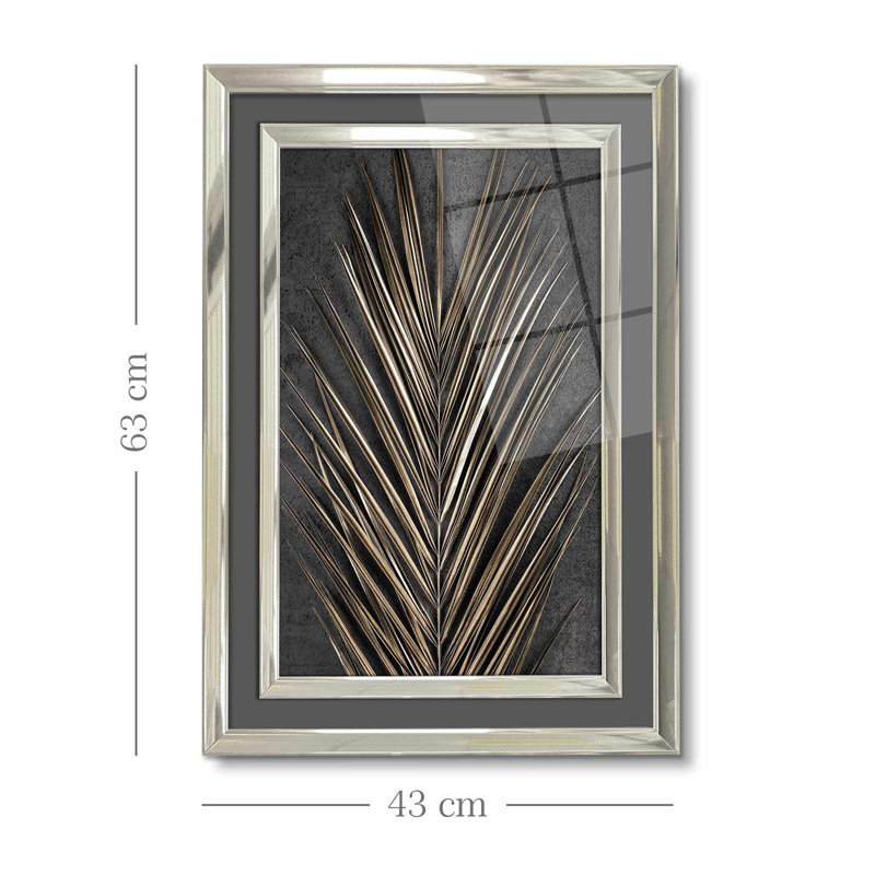 Elegant Decorative Framed Painting, 17.0 x 25.6 inches | 100% Acrylic Glass (Thickness: 0.04 inches) & Solid Wood Frame (Thickness: 1.0 inches) | Perfect Wall Art for Living Room, Bedroom & Office Decor