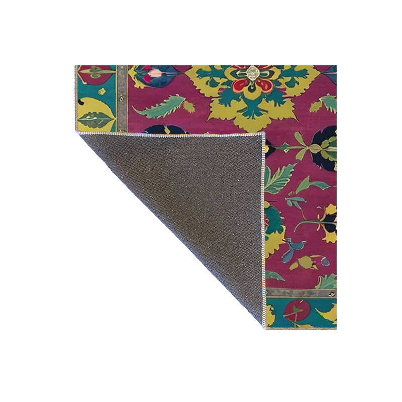 Tapis décoratif rose Paris, Tapis de couloir 2 pi 5,53 po x 9 pi 10,11 po