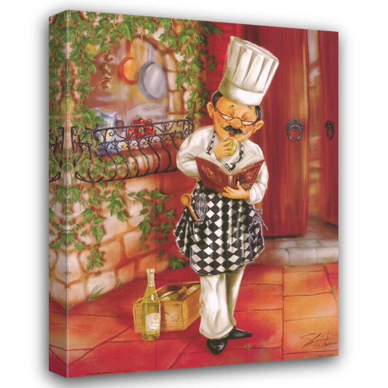 Chefs With Wine II, 24" H x 18" W
