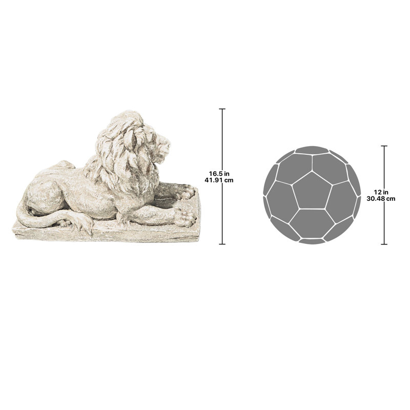 Statue de lion sentinelle Lyndhurst, 1
