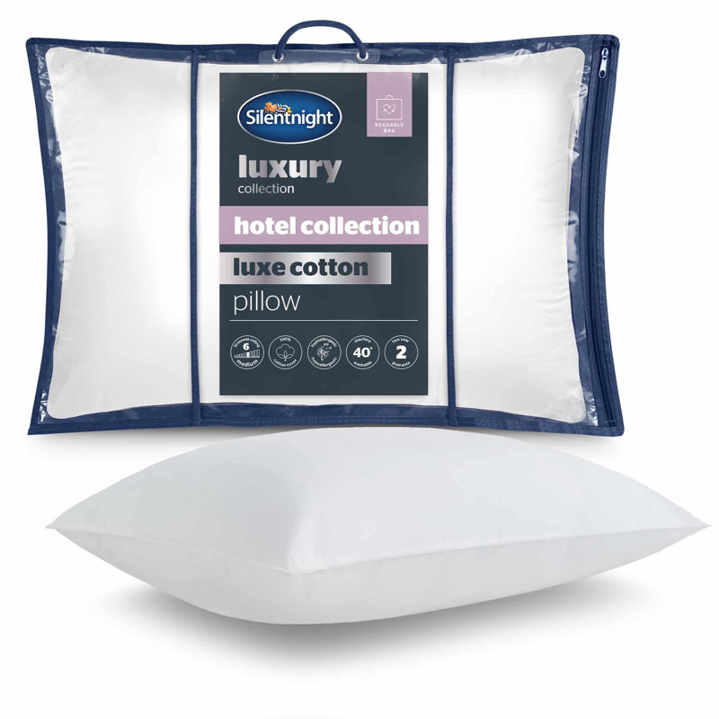 Silentnight Hotel Collection Luxe Cotton Pillow
