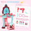 Ensemble coiffeuse et miroir pour enfants Asuncion