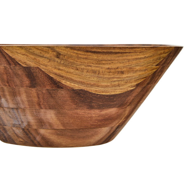Amiela Wood Decorative Bowl