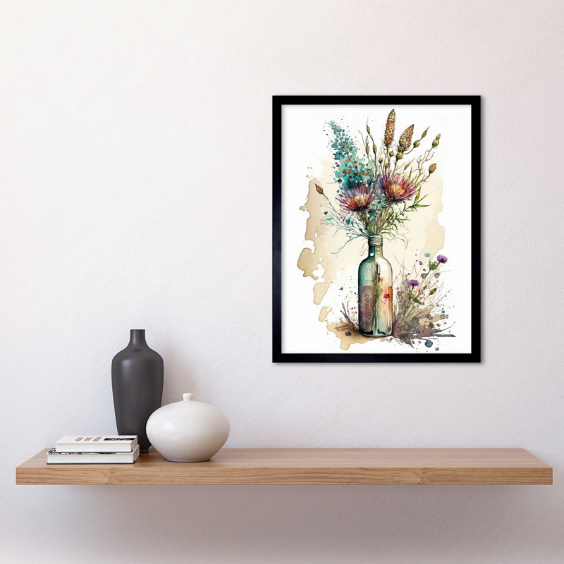 Cayeman Single Picture Frame Print