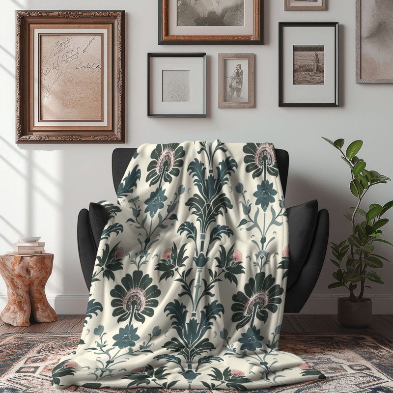 Regal Patterns - 1 pièce Sherpa Premium, Grand lit