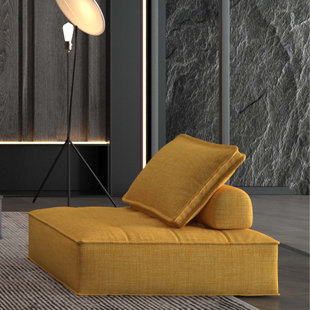 Fauteuil d'appoint simple rembourré Wojcek Comfy