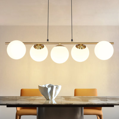 Sollis 5-Light Kitchen Island Pendant Light