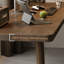 Bureau d'écriture rectangulaire en bois massif brun noisette-881193567-881193563