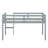 Twin Size Solid Rubber Wood Loft Bed – Ladder & Strengthened Slat Bed Platform-502165913