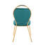 Chaises d'appoint rembourrées en velours Kayda-1392193948