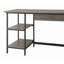 Bureau gris patiné