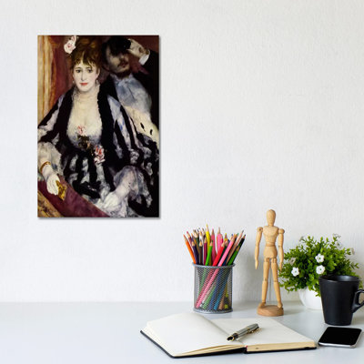 The Theatre Box (La Loge) by Pierre-Auguste Renoir - 1 Piece Wrapped Canvas Painting