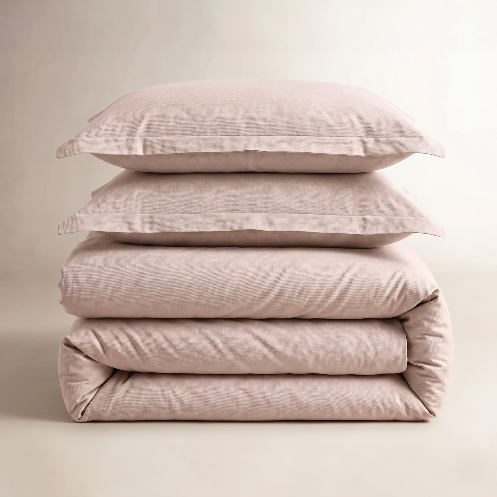 OCEAN FINE BEDDING Microfiber Duvet Cover Set, Queen Duvet Cover + 2 Queen Shams, White