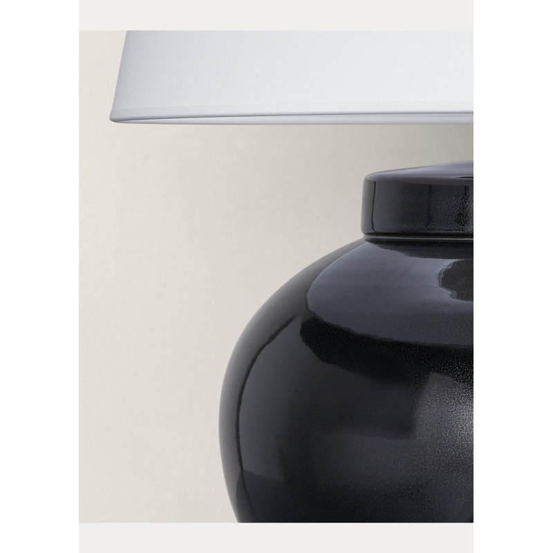Ralph Lauren Home Carter Small Standard Table Lamp, Black