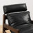 Carre 28.35'' W Genuine Leather Lounge Armchair With Adjustable Headrest-218392002