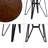 Round Dining Table (Brown)-1653829692