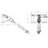 Skid Steer Small Loader Post Hole Auger Drive Attachment, 12" Diameter Auger, 46" Drilling Depth
