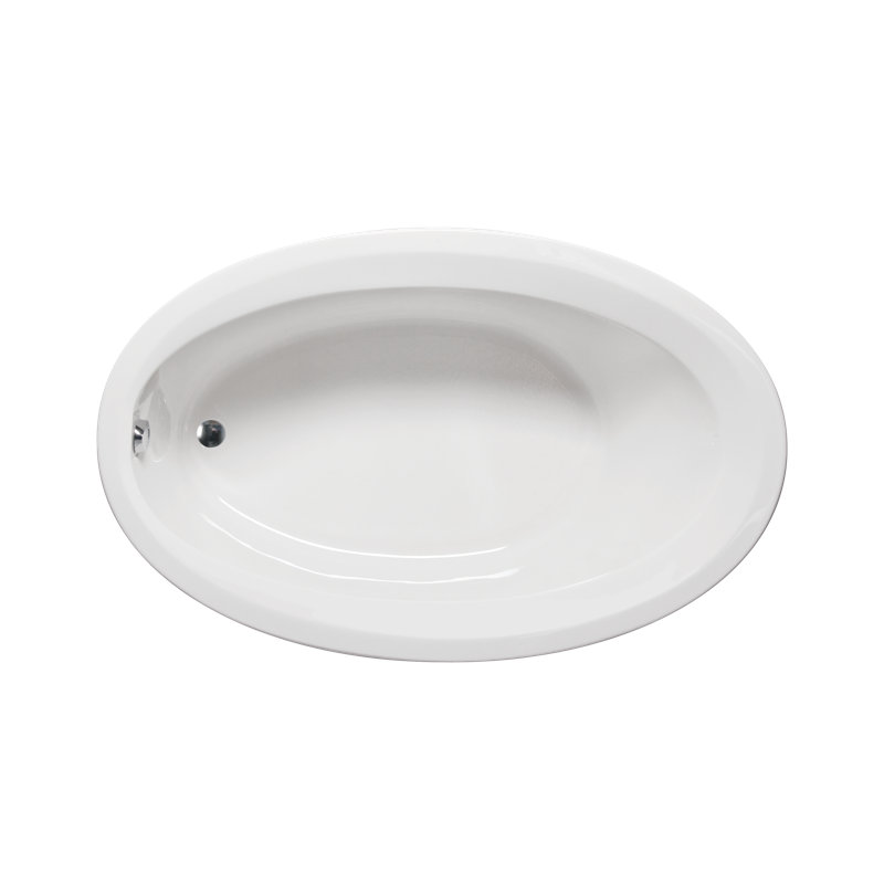 Avalon 72" x 42" Drop In Combination Acrylic Bathtub, White