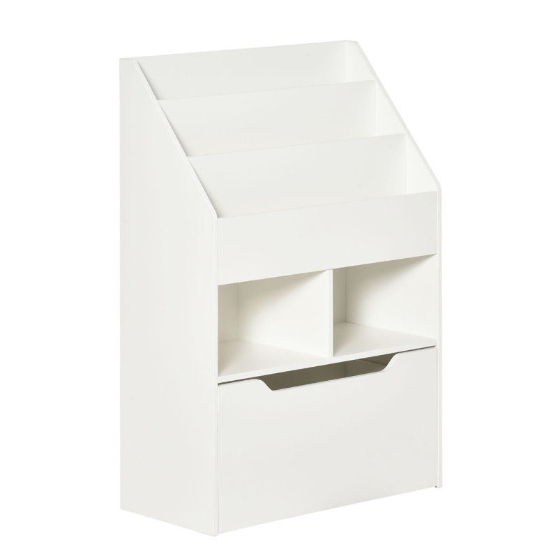 Présentoir à livres H 35,5 po x l 23,5 po Helfrich, Blanc