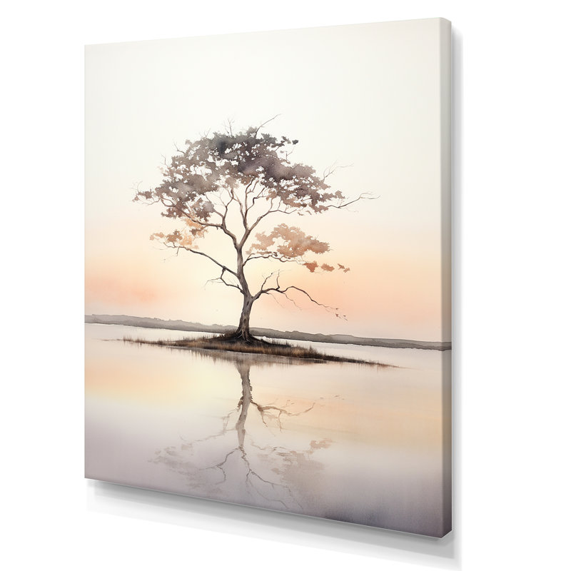 Silhouette solitude I, Toile tendue, H 20 po x l 12 po