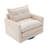36" Chenille Upholstered Swivel Armchair-114237960