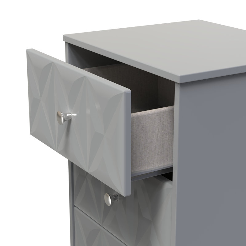 San Jose Bedside Table, Dusk Grey