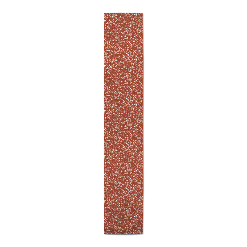 Chemin de table Danazia, P 16 po x L 72 po, Brun