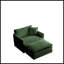 Chaise d'appoint moderne avec repose-pieds-753982364