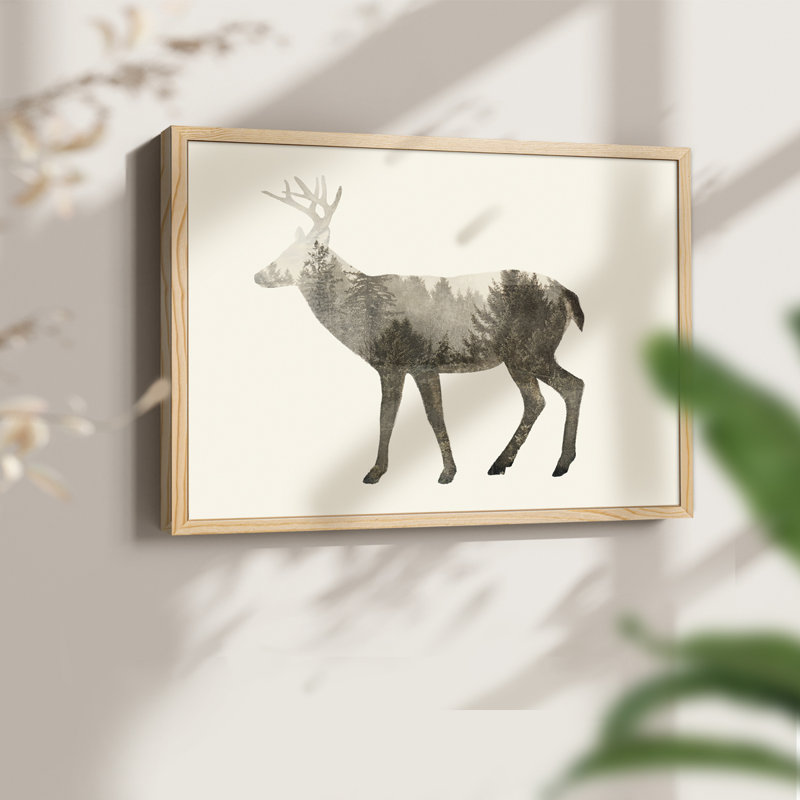 The Wilderness IV -Framed Print - Restickable, Naturel, H 22 po x l 28 po