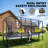 10' x 17' Rectangular Outdoor Trampoline with 1800 LB Reinforced Frame, Dual-Entry Safety Enclosure, Practice Markings and Galvanized Steel Support