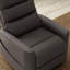 Fauteuil relevable en similicuir gris Bentley-2046171270