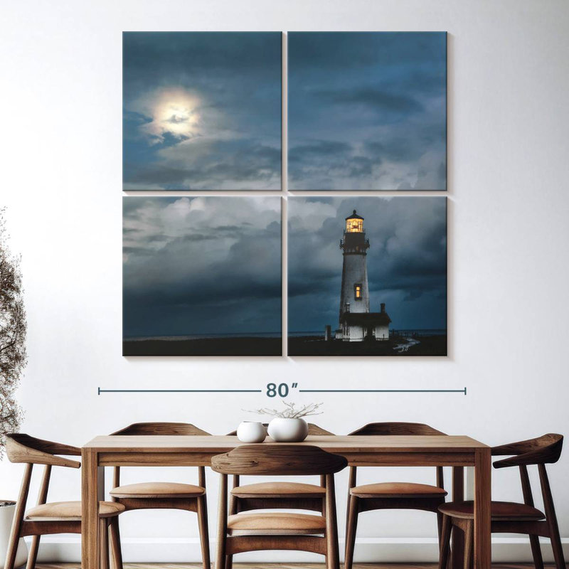 Phare d'Aletra au clair de lune