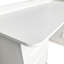Bureau en L pour chambre à coucher - blanc, 21 pièces, plusieurs moniteurs, rangement pour ordinateur, tablette de bureau à domicile, classeur