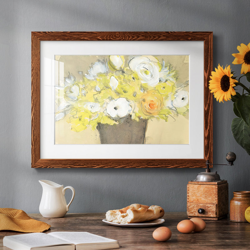 Table Bouquet II - impression d'un seul cadre photo, H 26 po x l 38 po, Érable