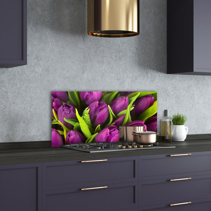50cm W x 100cm L Glass Peel and Stick Panel