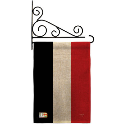 Double Sided 18.5'' H x 13'' W Burlap Garden Flag