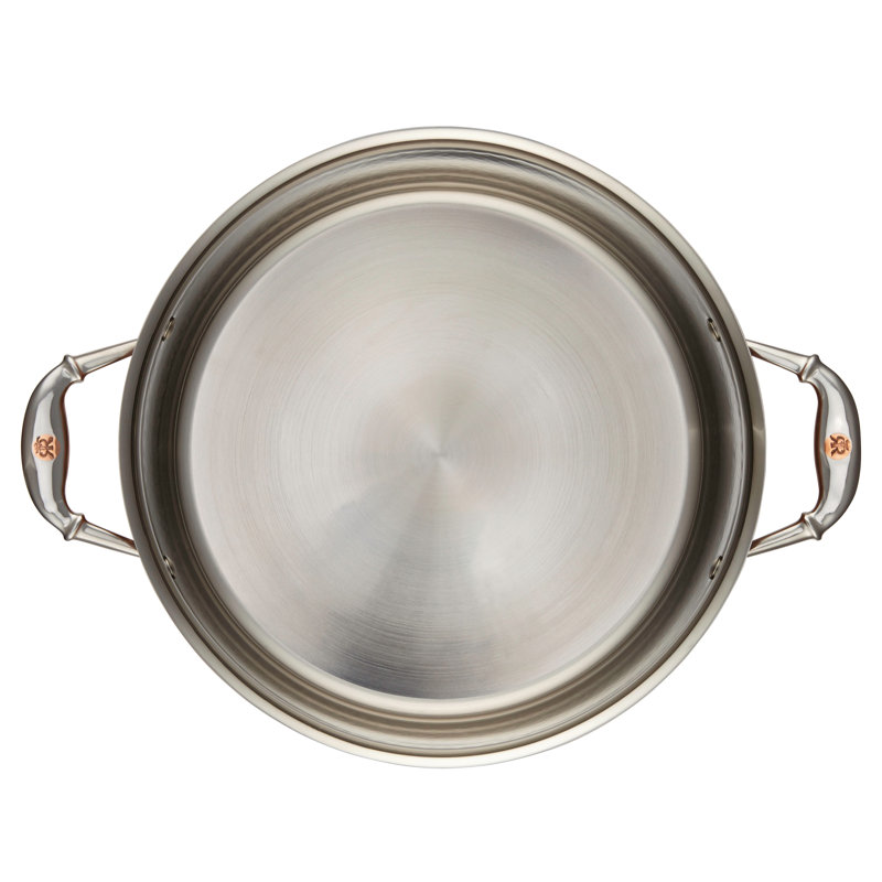 Ruffoni Symphonia 1.5 Qt. Copper Round Dutch Oven, Copper