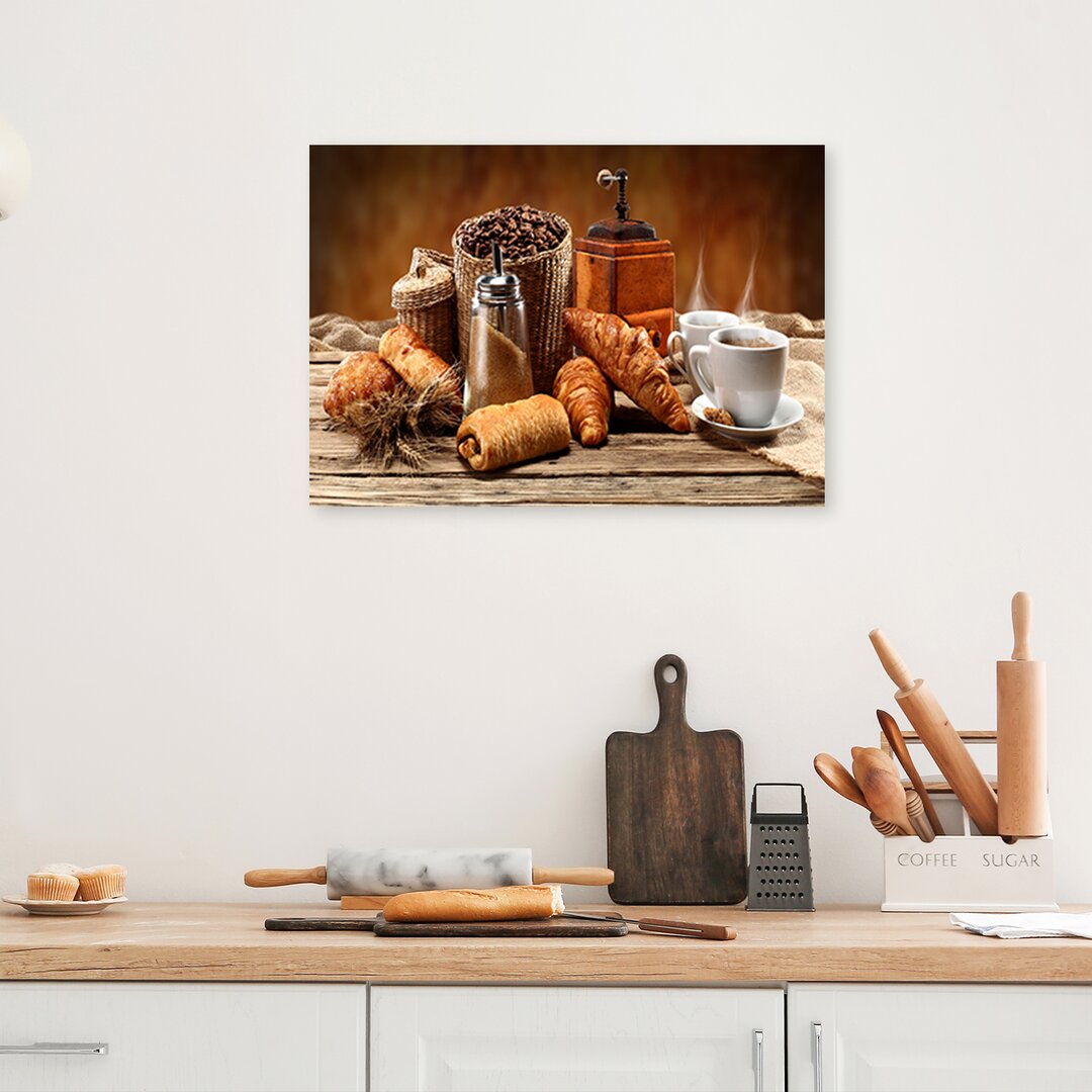 Leinwandbild Essen und Getränke Braun