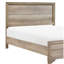 Collection Contemporary Contemporary Queen - Finition naturelle et lit chic fabriqué avec des matériaux-2088748496