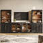 Ensemble de meuble télé moderne 5 pièces Gailey Series 2G, ébène-1339583219