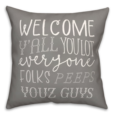 Outdoor Reversible Throw Pillow