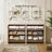 6 Drawer Dresser with Fluted Wave Panel