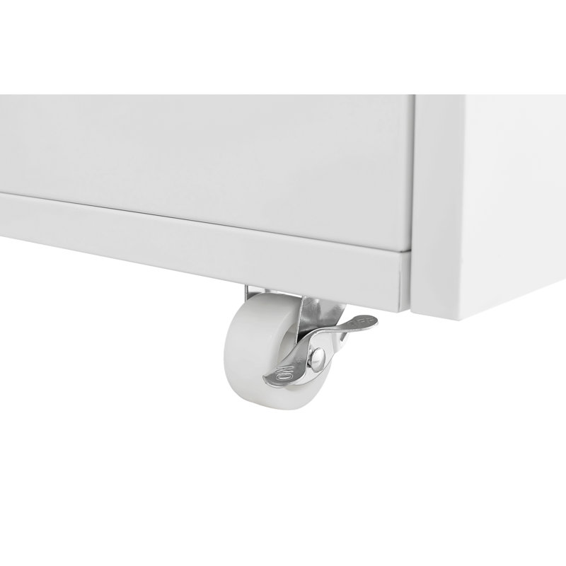 Home Office Printer Stand With Wheels, Printer Tables With File Door  Mobile Lateral Filing Cabinet With Open Storage Shelf For Letter/Legal/A4 Size Files